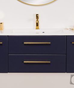 120cm blue vanity unit