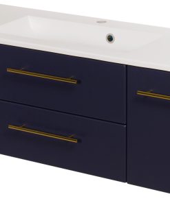 120cm blue vanity unit