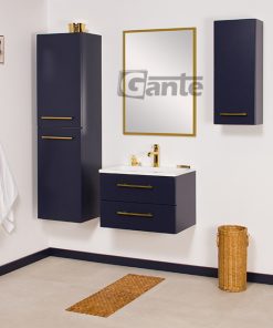 60cm navy blue vanity unit