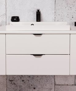120cm white matt vanity unit ireland