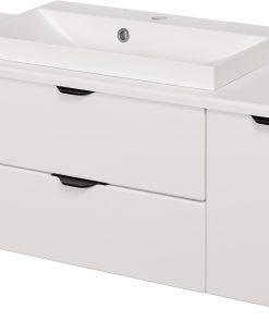 120cm white matt vanity unit ireland