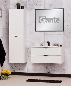 80cm white cvanity unit