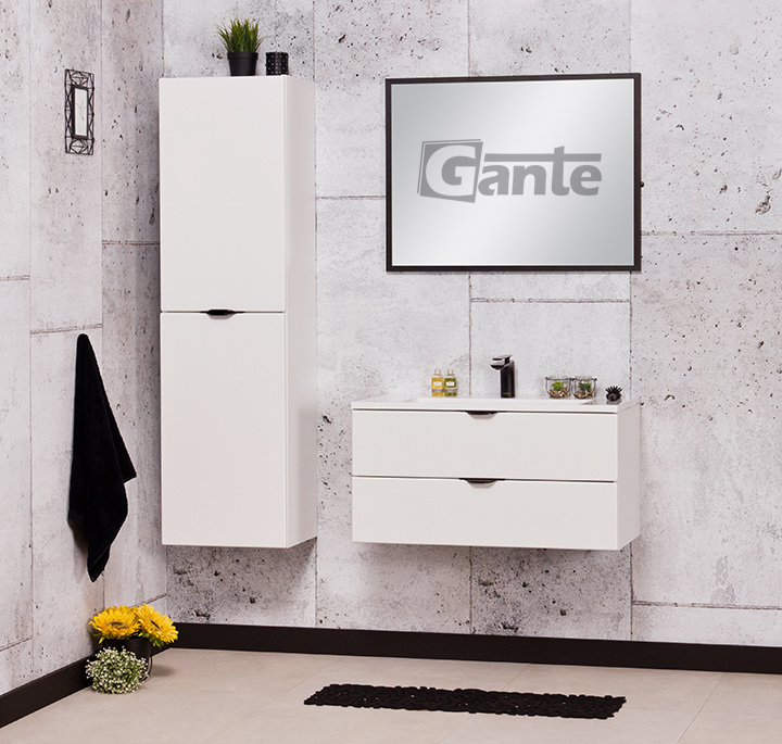 80cm white cvanity unit