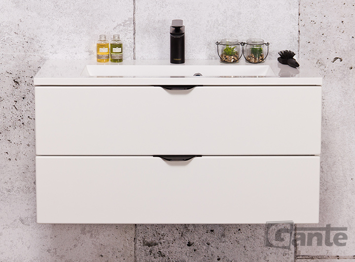 80cm white cvanity unit