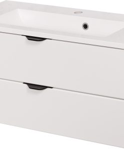 80cm white cvanity unit