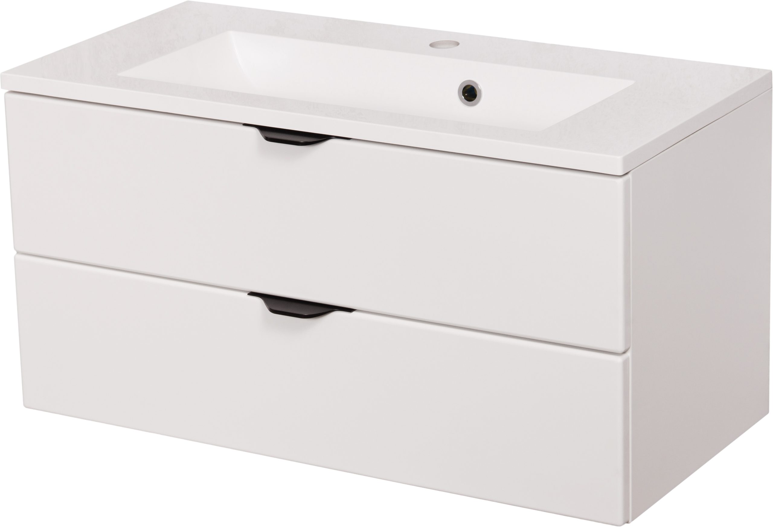 80cm white cvanity unit