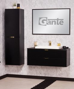 golden tap vanity unit