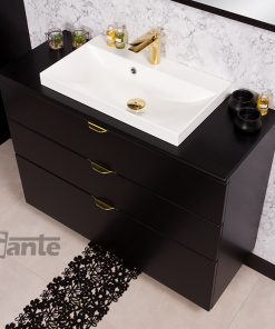 100cm 3 drawer vanity unit