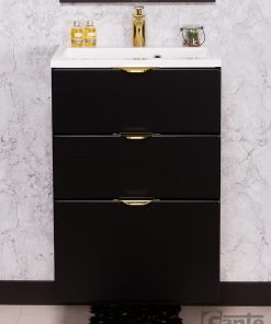 Vanity Unit with Golden Handles Ireland