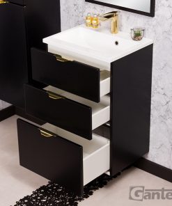 Vanity Unit with Golden Handles Ireland