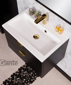Gold handles vanity unit ireland