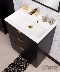 Gold handles vanity unit ireland