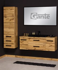 Loft style vanity unit