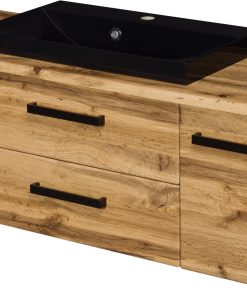 Loft style vanity unit