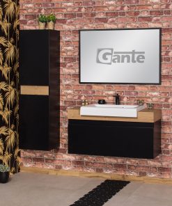 Vanity Unit CASSINI 100cm, Black