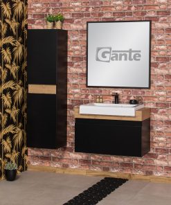 Vanity Unit CASSINI 80cm, Black