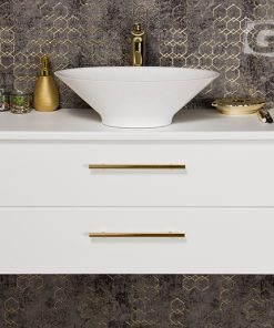 100cm white gold vanity unit ireland
