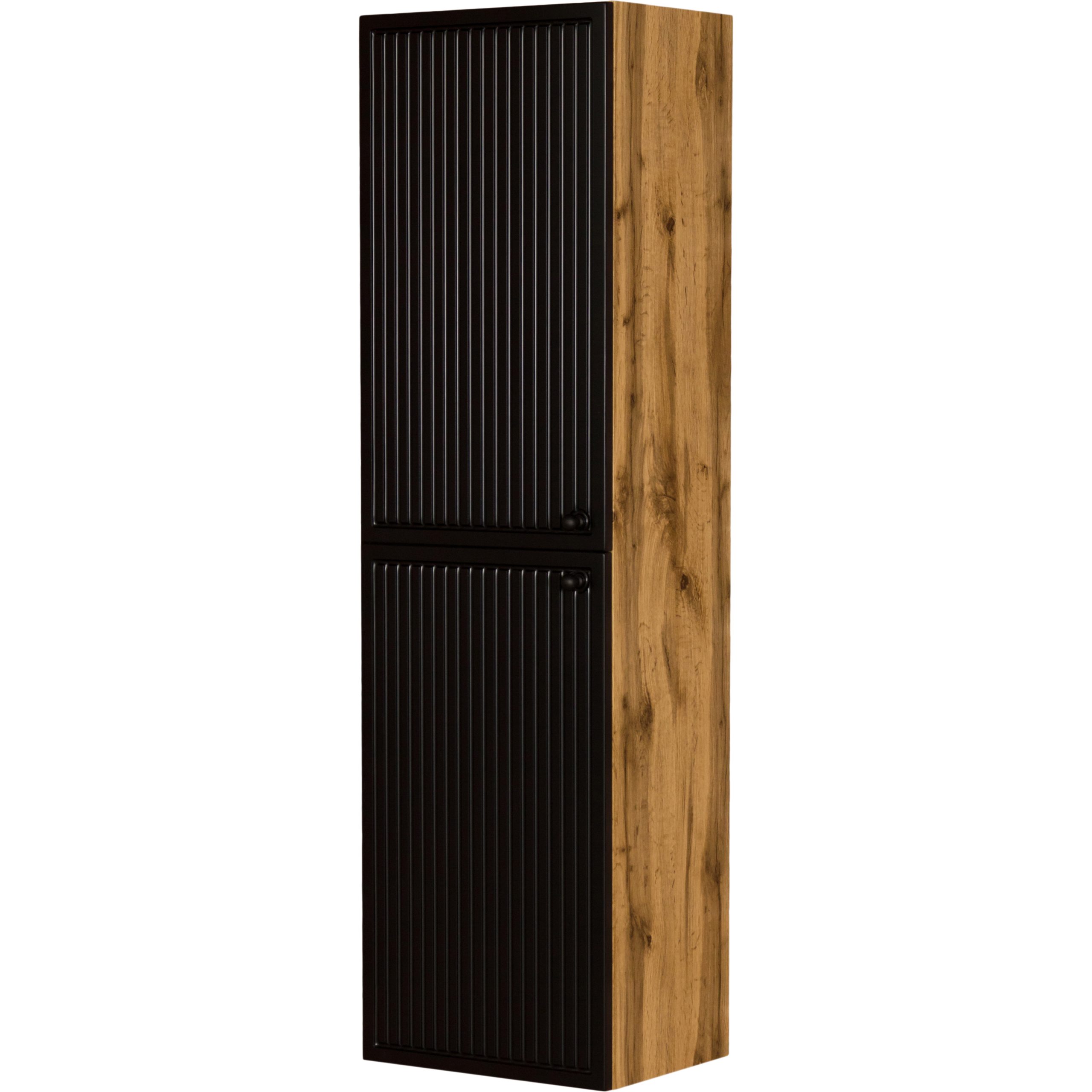 Tall Storage Unit ARGENTO Black - Image 4