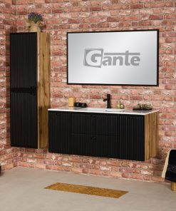 Oak retro vanity ireland