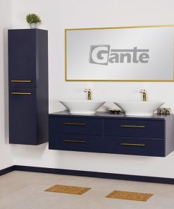 2 basins bathroom unit