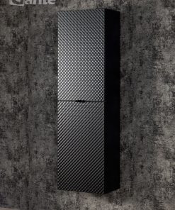 tall storage unit with glass front