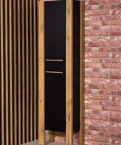 Bathroom storage unit in oak