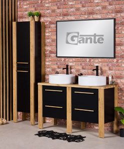 130 cm double sink vanity unit