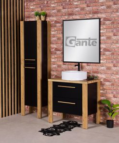 Loft style vanity unit