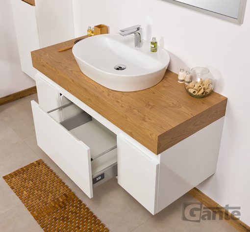 Vanity Unit CASSINI OAK 120cm + Basin ELEGANCE - Image 3