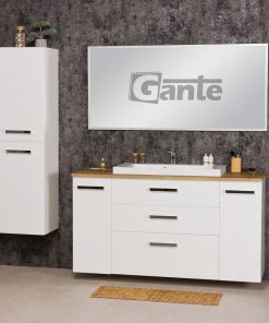 140cm bathroom vanity oak top