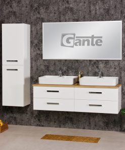 140cm bathroom vanity with 2 basins