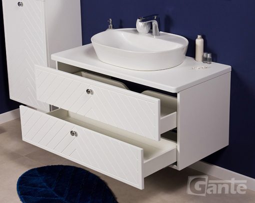 100cm herringbone vanity unit galway