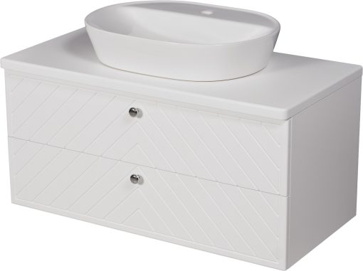 100cm herringbone vanity unit galway