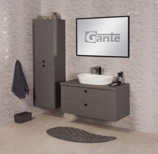 Vanity Unit Kodi 100 cm, Grey
