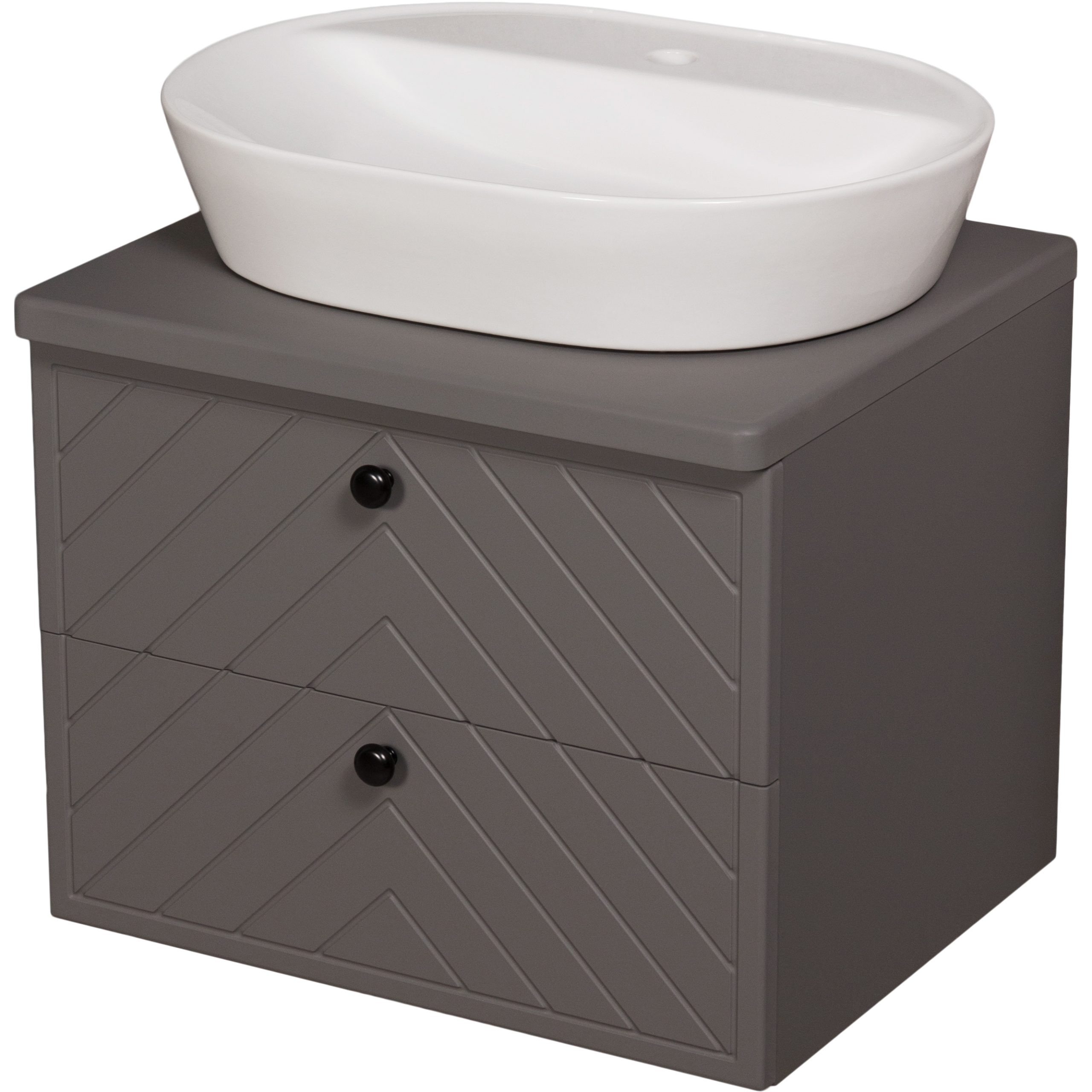 Vanity Unit Kodi 60 cm, Grey - Image 5