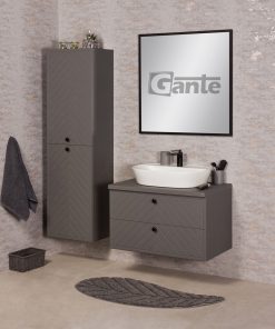 matte grey vanity unit Dublin
