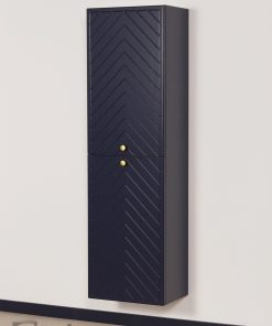 navy blue bathroom vanity unit