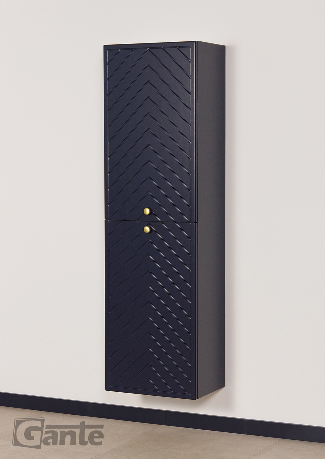 navy blue bathroom vanity unit