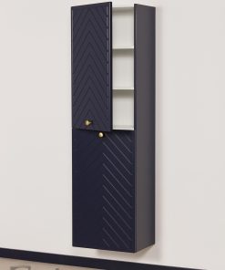 navy blue bathroom vanity unit