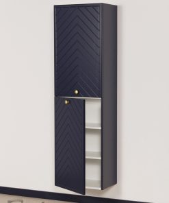 navy blue bathroom vanity unit