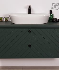 green herringbone pattern furniture