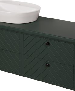 green herringbone pattern furniture