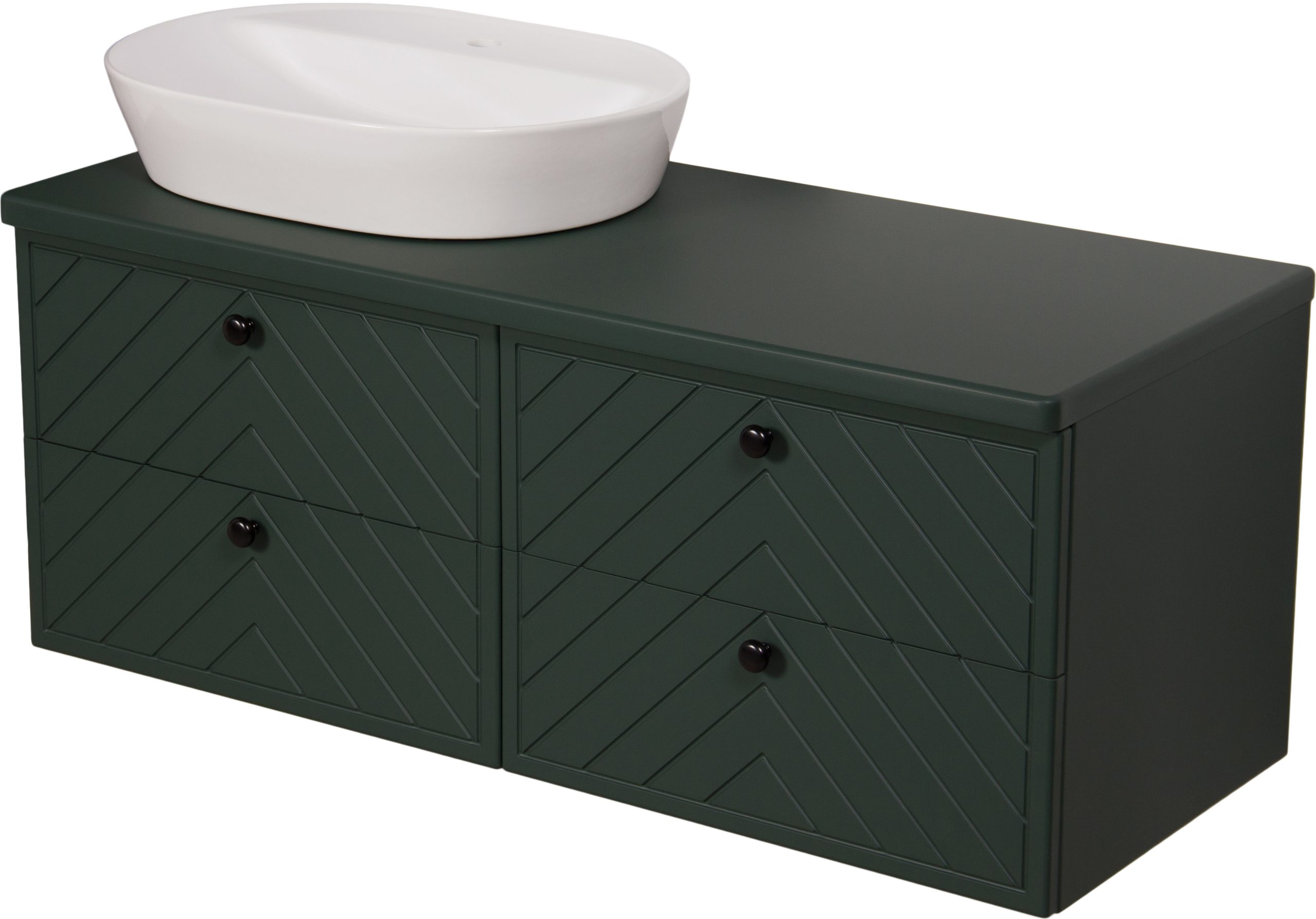 green herringbone pattern furniture