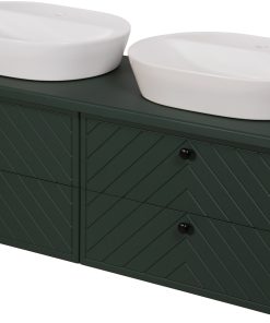 green herringbone pattern furniture