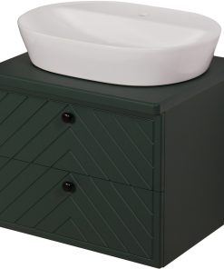 green herringbone pattern furniture