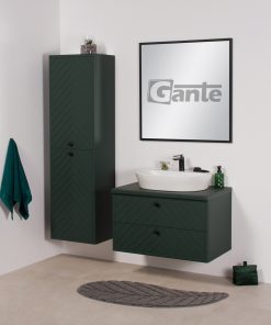 green herringbone pattern furniture