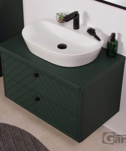 green herringbone pattern furniture