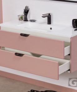 100cm powder pink vanity ireland