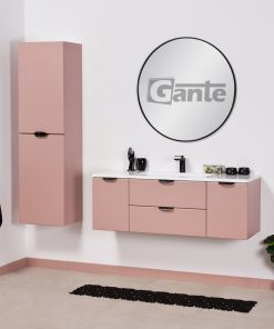 120cm vanity unit in pink, dublin