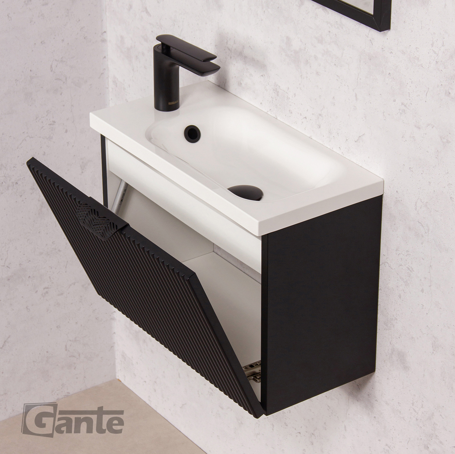 Vanity Unit Fresco Black, 50cm - Image 3